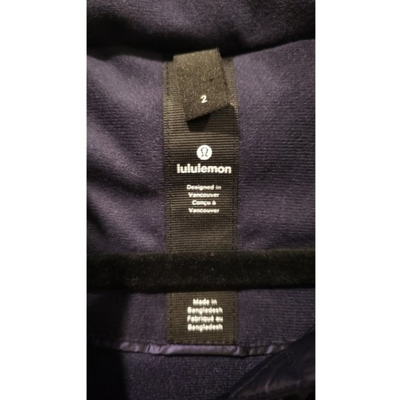LULULEMON Athletica Jacket Deep Indigo - Picture 8 of 9
